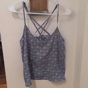 Cross back tank